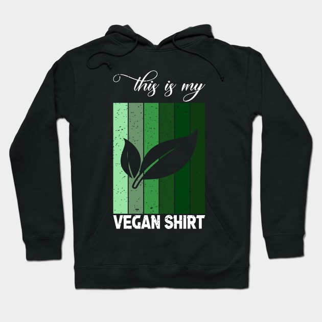 This is my vegan shirt Hoodie by FatTize